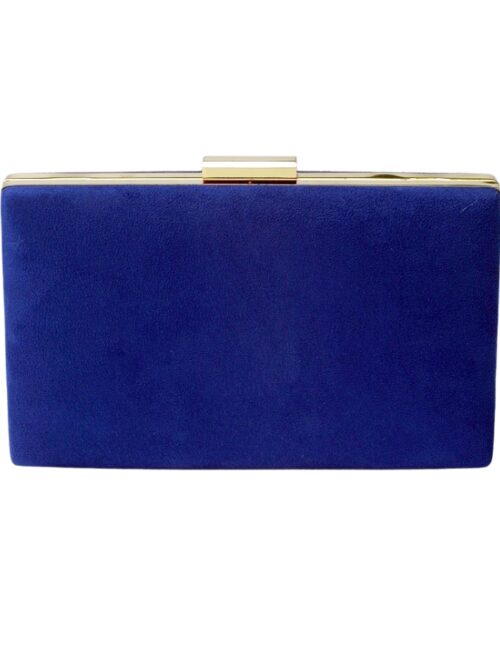 BOLSO DE MANO RECTANGULAR AZUL KLEIN