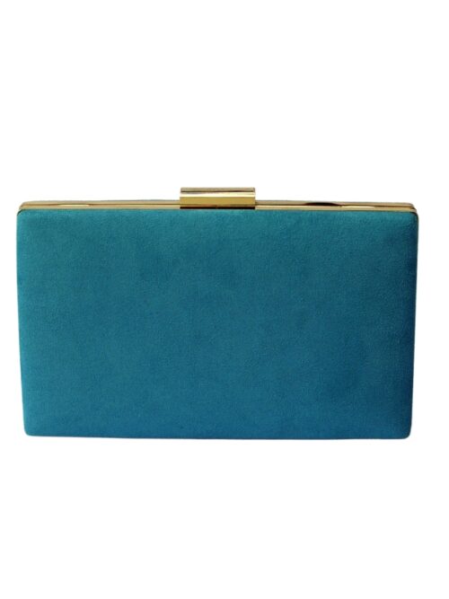 BOLSO DE MANO RECTANGULAR ANTE LISO TIFANNY
